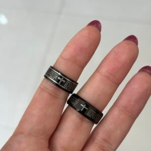 Anillo acero padre nuestro