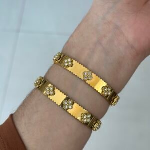 Esclava flores brillantes